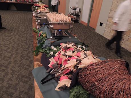 Mexican Food appetizer buffet